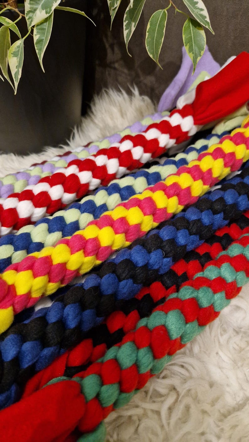 Juguete de tira y afloja de forro polar para perros, juego de tira y afloja, juguete para perros imagen 1