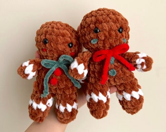 Croceht Gingerbread Man | Ornament Christmas Decoration Plushie Toy Gift