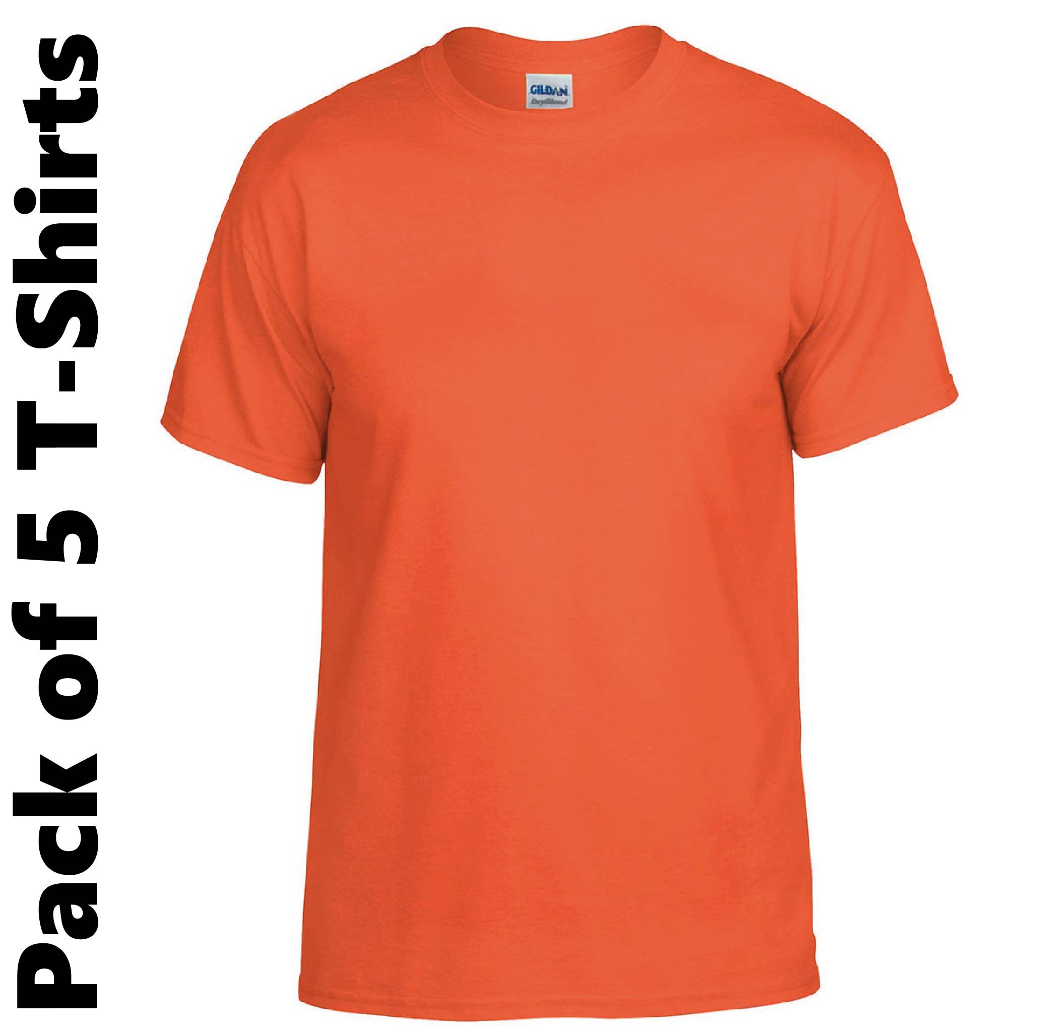 Plain Orange Shirt Etsy UK