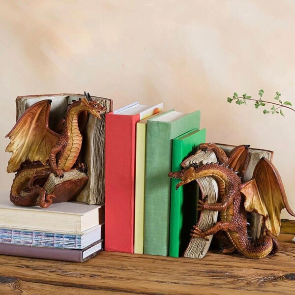 Dragon Bookends Etsy