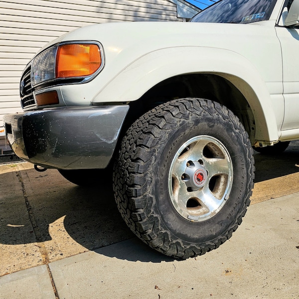 Toyota Land Cruiser Center Caps 93-97 Lexus LX450 95-97 - 3D Printed Original Design - 93 to 97 OEM 80 Series Only