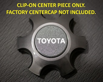16 - 23 Toyota Tacoma Wheel Cap Center Clip-On Piece - 66mm - Original Design - 3D Printed
