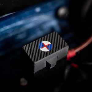 BMW E36 3-Series 92 - 99 and Z3 96 - 00 Positive Battery Terminal Cover *Carbon Fiber Style* -3D Printed