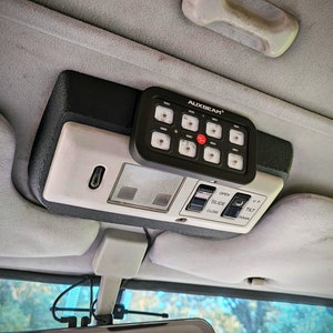 Toyota Land Cruiser 91-97 Lexus LX450 95-97 - Auxbeam/Nilight 6&8 Gang Switch Panel Mount (NOT XL) - Overhead Panel Mod - Original Design