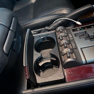 Lexus LX570 200-Series &#39;08-&#39;15 Cup Holder Extension (Does not fit 200- Series Land Cruiser)