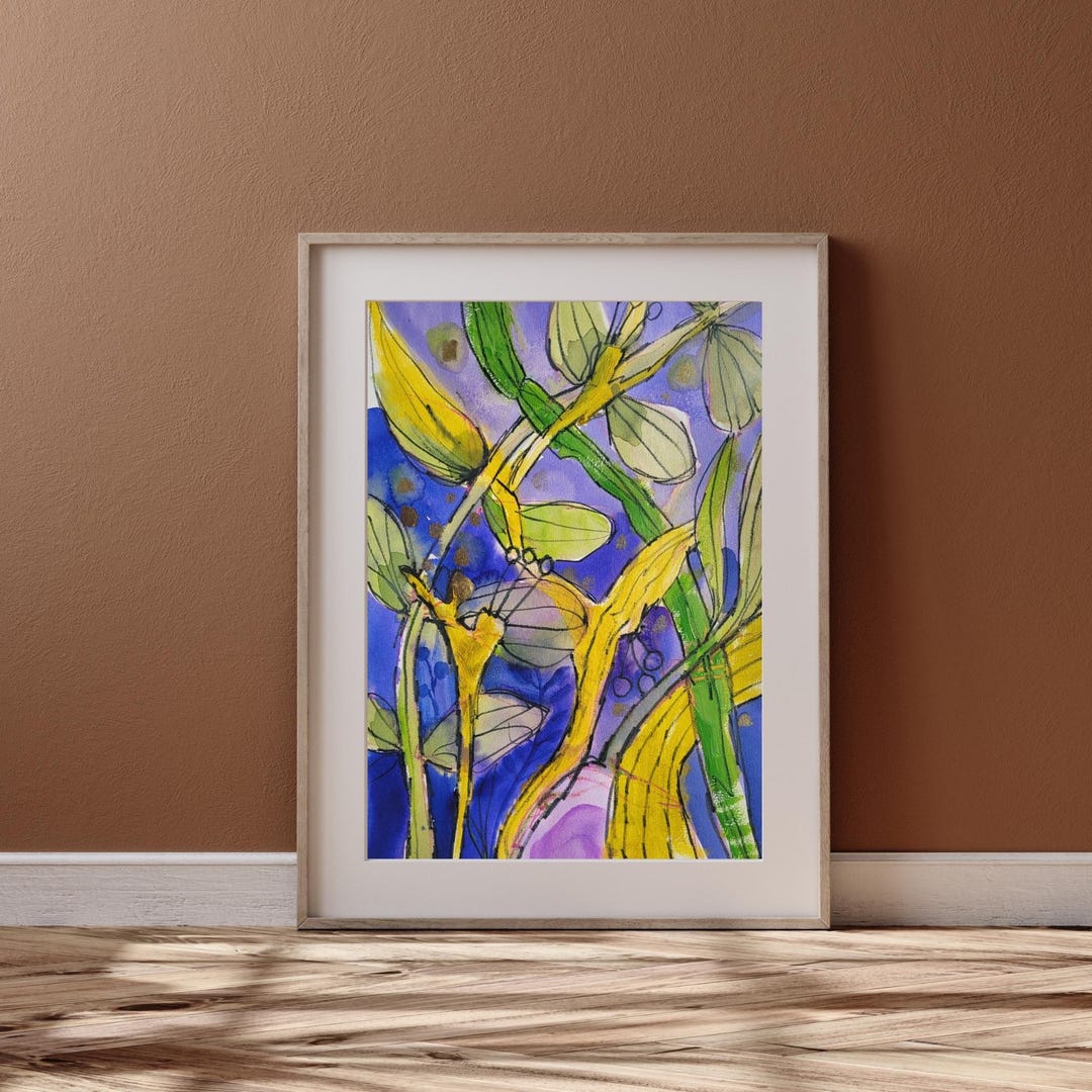 Spring Artist Print Spring Art Print, Watercolor Original Art, Nature Art Print, New Home ...