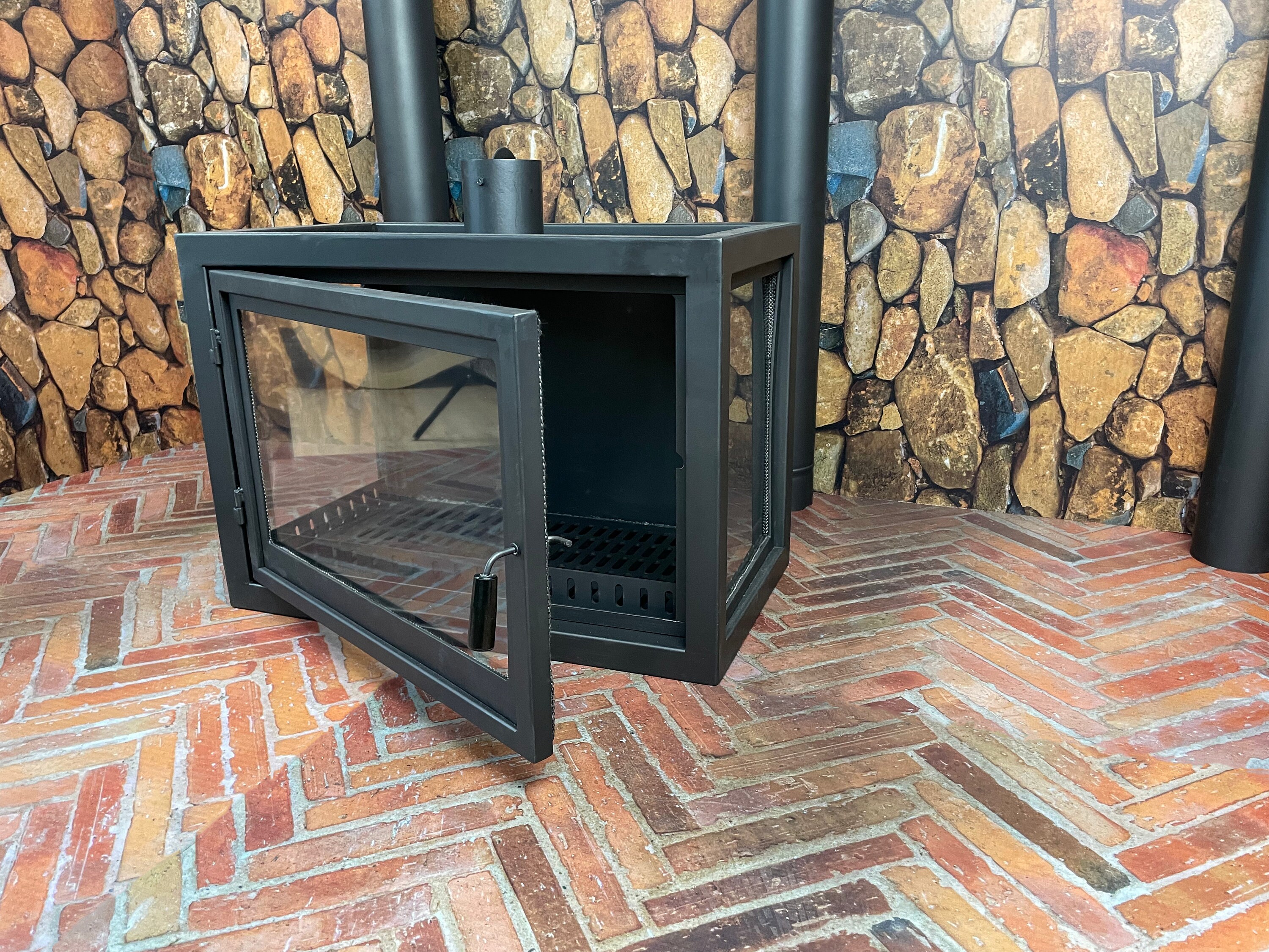 GRANDE FUOCO 10KW Modern Fireplace Stylish Italian Design - Etsy
