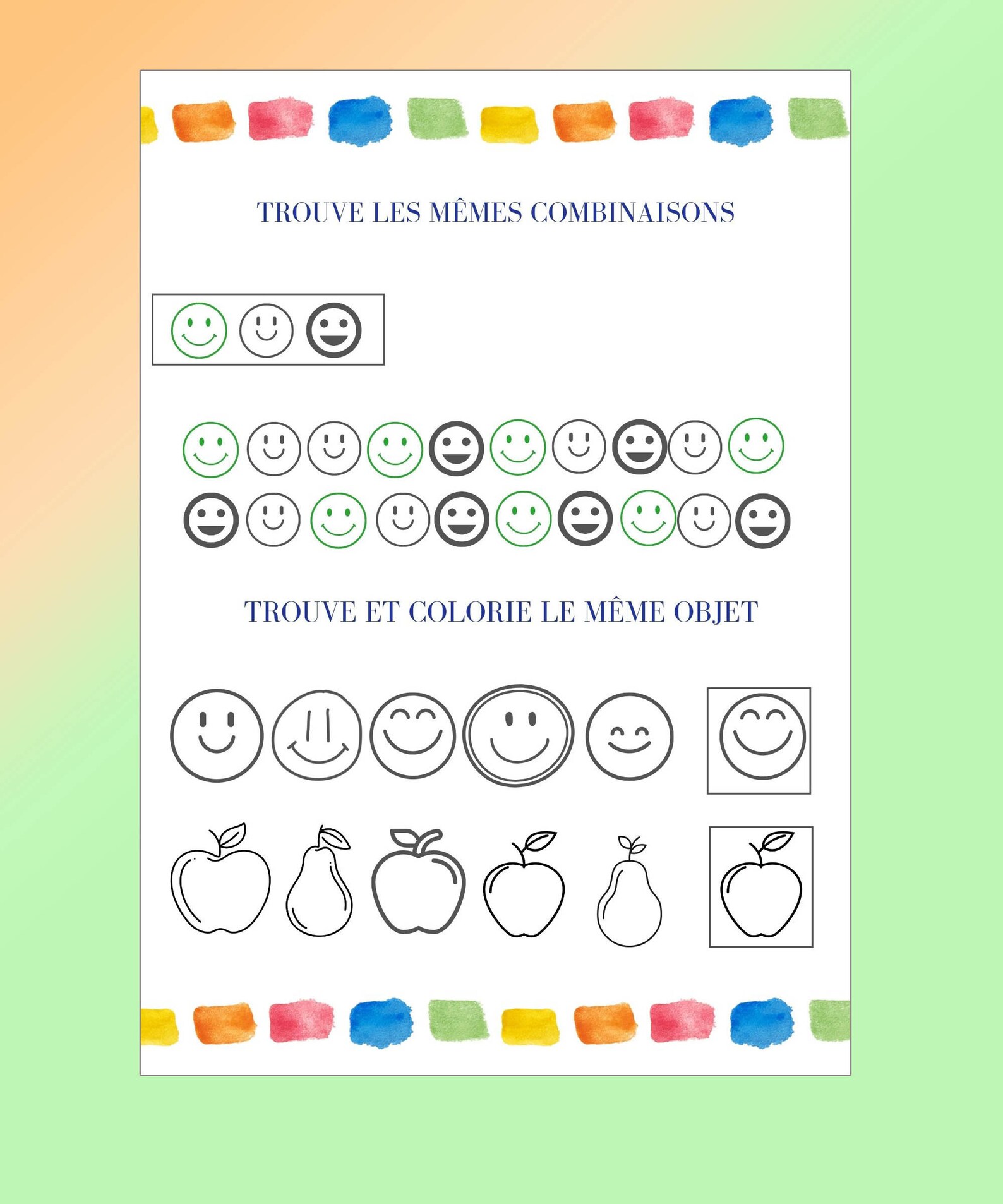 Printable Worksheets to Make Learning Fun. 5-6 Years Old. - Etsy