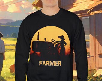 Vintage Traktor Farmer Sweatshirt: Unisex Landwirtschaft Geschenk