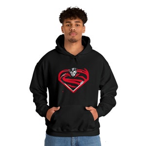 Super Hero Logo Hooded Sweatshirt | Unisex | hero logo hoodie | birthday gift | kids super fashion | Hooded Sweatshirt | DC Comics apparel
