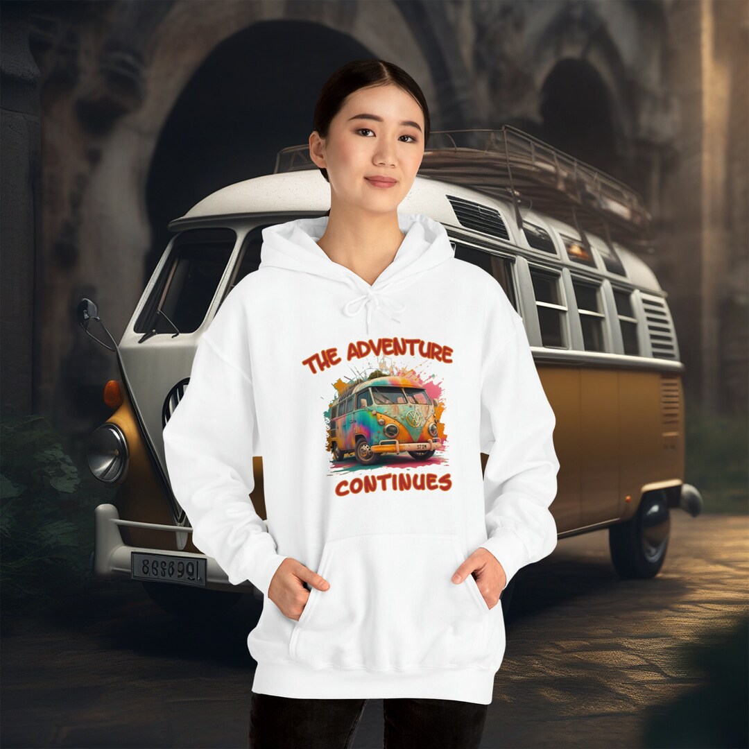 Vintage Volkswagen Minibus-themed Unisex Hooded Sweatshirt - Etsy