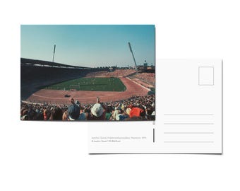 Vintage Postkarte Niedersachsenstadion Hannover 1975 - Hannover 96 - Fotografie Joachim Giesel