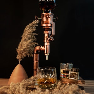 Whiskey Bourbon Dispenser,Husband Birthday Gift, Whiskey Dispenser, Anniversary Day Gift, Dad Present,Liquor alcohol Dispenser