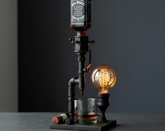 Man Cave Whiskey Dispenser, Home Bar Dispenser, Bourbon Liquor Fountain