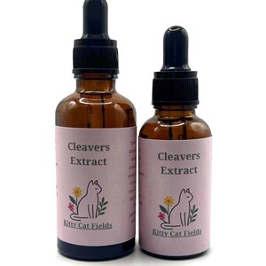Cleavers Tincture | Alcohol Free | Cleavers Glycerite | Cleavers Extract