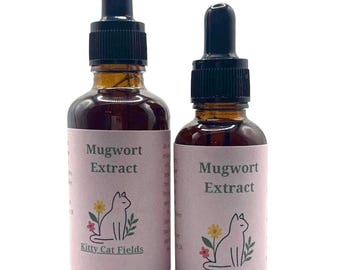 Mugwort Tincture | Alcohol-Free | Mugwort Glycerite | Mugwort Extract | Organic Mugwort