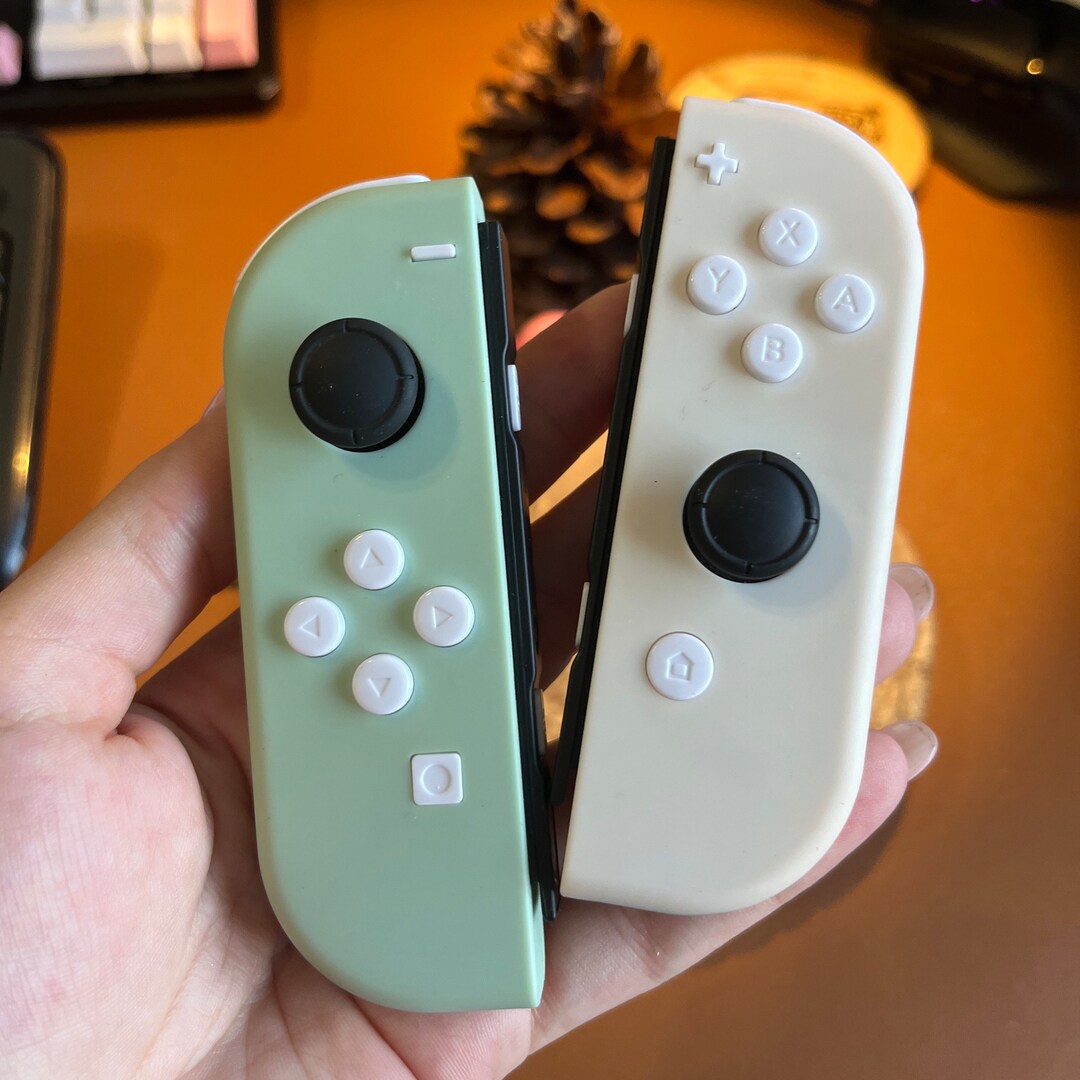 Custom Nintendo Switch Joycons Includes Joycons With Shell Etsy