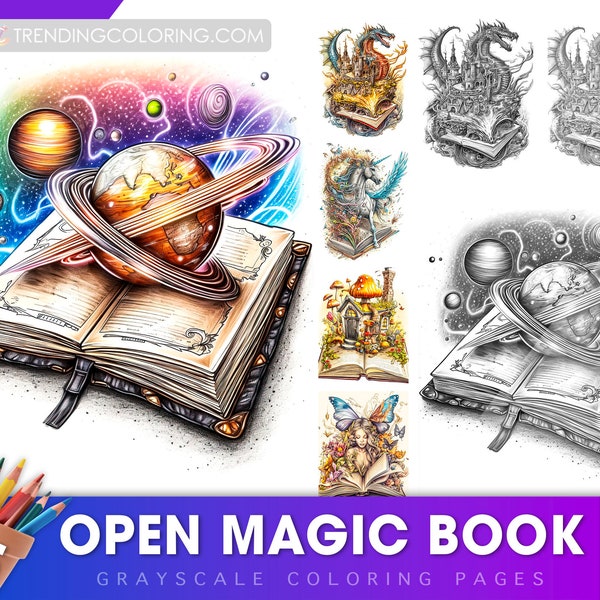 Magic Free Book Magic Book - Etsy