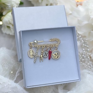Personalized Baby Baptism Pin – Custom Keepsake Gift for Newborn, Baby Shower, or New Mom