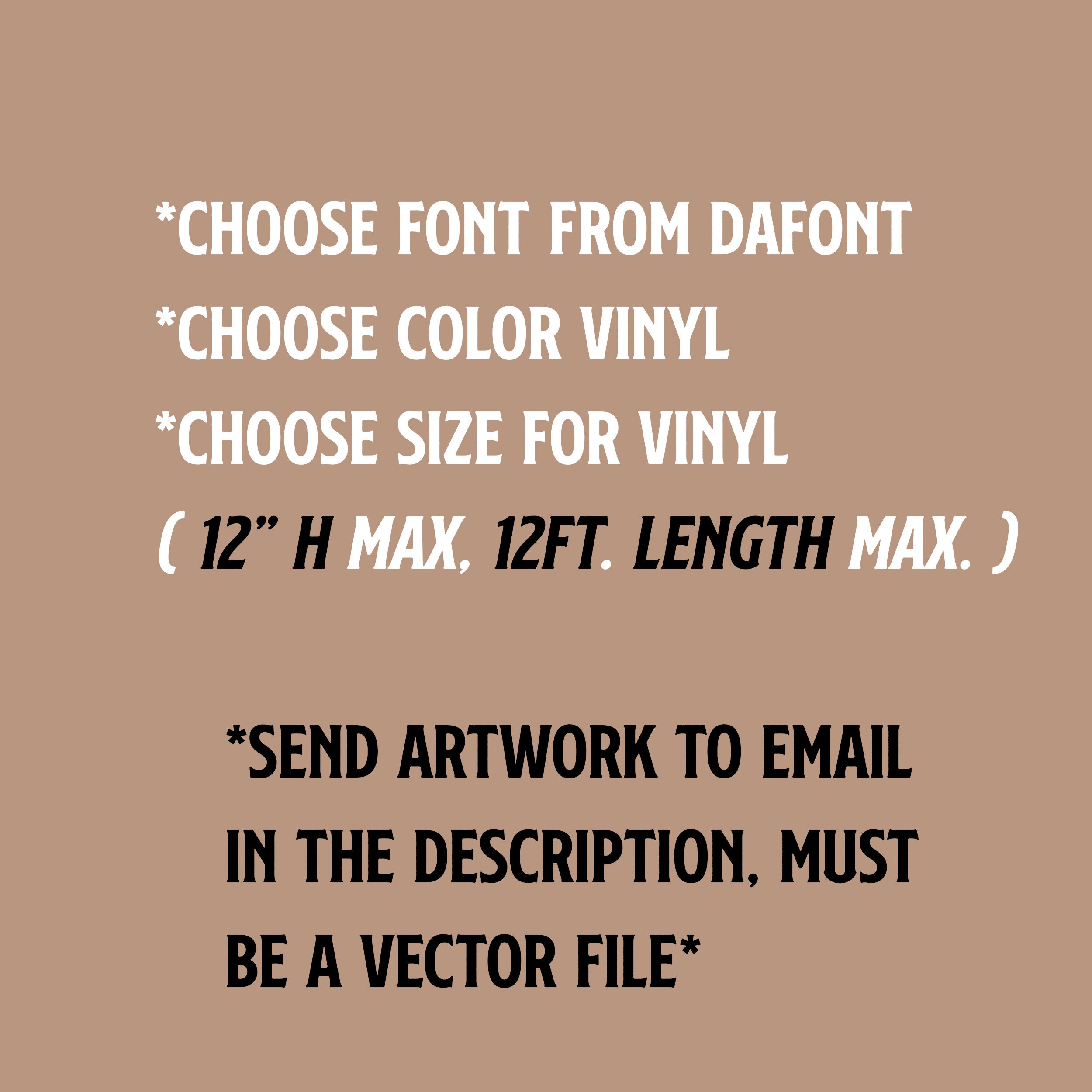 Custom Business Decals // Custom Decals // Custom Car, Truck, and SUV