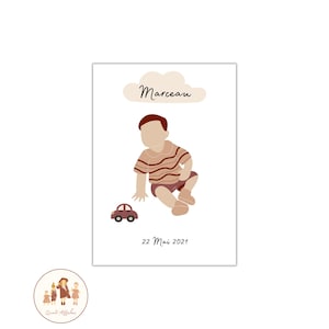 Plakat zur Geburt Junge, Babyplakat, Babyvornamenplakat, Baby, Geburtsdatum, Babygeschenk, Babyplakat, Babyjunge