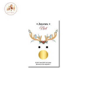 Cartão de Natal personalizado, cartão de Natal, Feliz Natal, cartão surpresa, mensagem escondida, anúncio de gravidez, mensagem de sua escolha