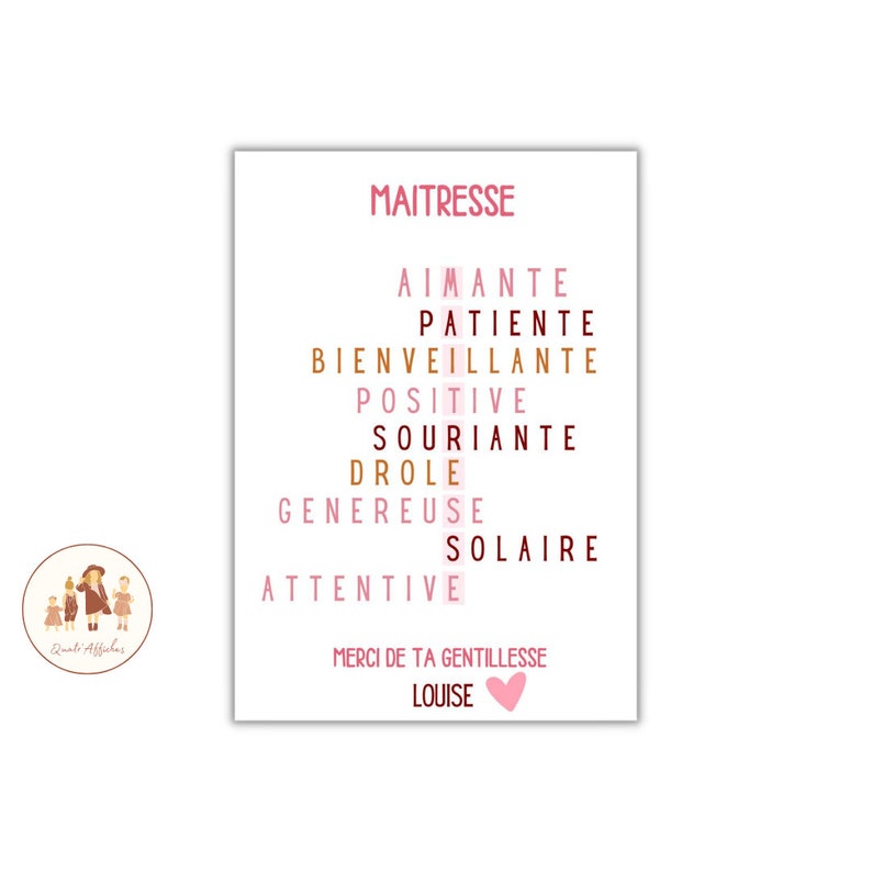 Cartel personalizado de scrabble de amante, cartel de amante, regalo para amante imagen 1