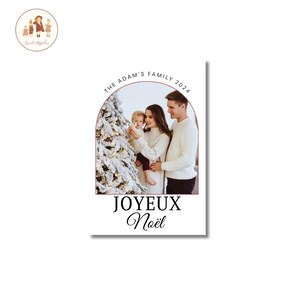 fotokerstkaart, minimalistische kerstkaart, vrolijke kerstfotokaart, aanpasbare kaart, familiefoto's, kerstfamilieposter