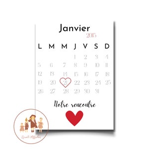 Póster de pareja: fecha importante, póster de reunión, póster de boda, póster de momento importante