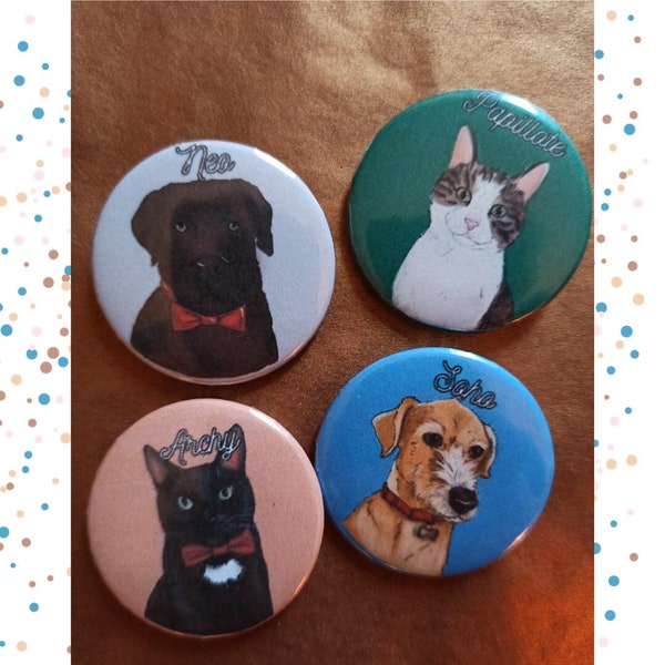 Badge personnalisé animal de compagnie