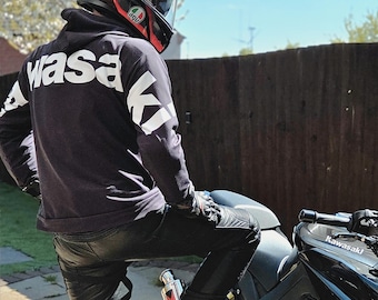 Kawasaki Motorcycle hoodie available in all sizes