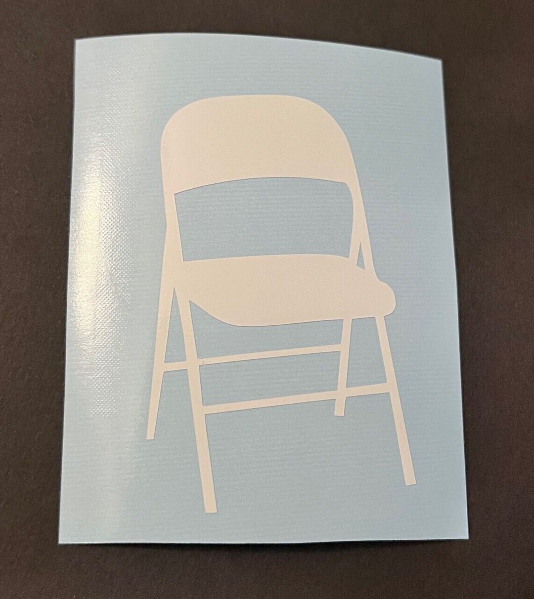 Folding Chair Meme Decal Universal Fit Gag Funny Gift DIY Etsy