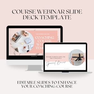 Coaching Course Webinar Slide Deck Template