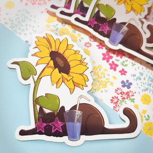Summer vibes - Sticker (8x7.3 cm)