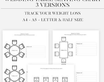 Event Seating Chart Template Printable, Reception Seating Plan, Wedding Table Seating Assignment, Round Seating Chart, Head Table Plan