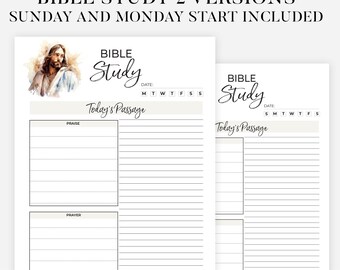 Bible Study SOAP Template Pdf | Verse Mapping | Bible Journal | Bible Summary | Faith Reflection | Bible Notes | GoodNotes | PDF & DIGITAL