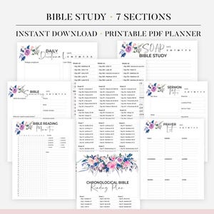 Bible Chapter Summary Template | Bible Notes | Bible Study | Bible Template | Bible Summary | Faith Reflection | GoodNotes | PDF & DIGITAL