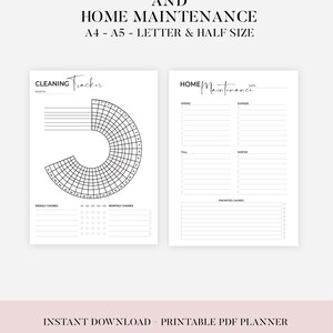 Ultimate cleaning schedule bundle printable Cleaning Planner Bundle Weekly Monthly Yearly Cleaning Checklist Declutter Family Chore Chart image 16