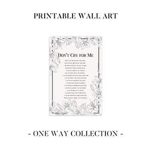 Funeral Poem, Don't Cry for Me Sign, Poem About Wife and Mother, Loss ...