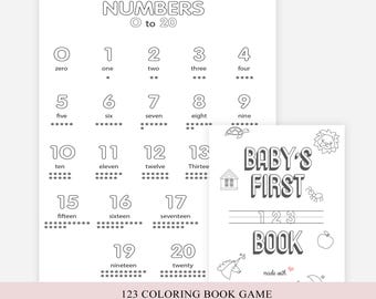 20 Number tracing worksheets, traceable numbers, Handwriting Practice, preschool worksheets, 0-20 Printable Number Tracing, Kids Tracing Pdf