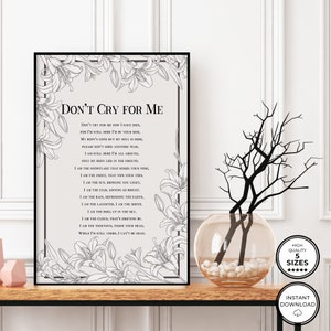 Funeral Poem, Don't Cry for Me Sign, Poem About Wife and Mother, Loss ...