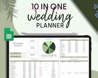 Wedding Planning Spreadsheet Google Sheets Wedding Checklist Wedding Budget Spreadsheet Wedding To Do Timeline Guest List Wedding Template