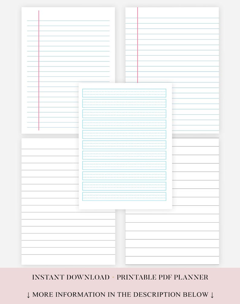Dot Grid Paper Bundle Printable Dot Grid Journal Paper Dotted Planner ...