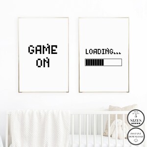 Gaming Wall Art, Game Decor, Printable Gaming Decor, Game On, Gaming ...