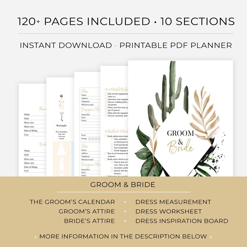 Wedding Checklist Printable Groomsmen Wedding Planning - Etsy