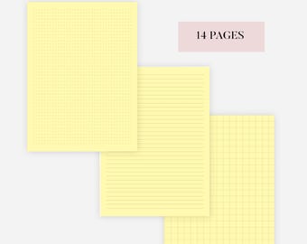 Dot Grid Paper Bundle Printable Dot Grid Journal Paper Dotted Planner Pages Notebook Templates Printable Note Taking PDF A5 A4 Letter Size