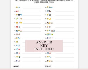Baby Shower Emoji Game, Emoji Baby Shower Game, Baby Emoji Game, Baby Phrases Emoji Game, Baby Shower Games Printable, Emoji Baby Sprinkle