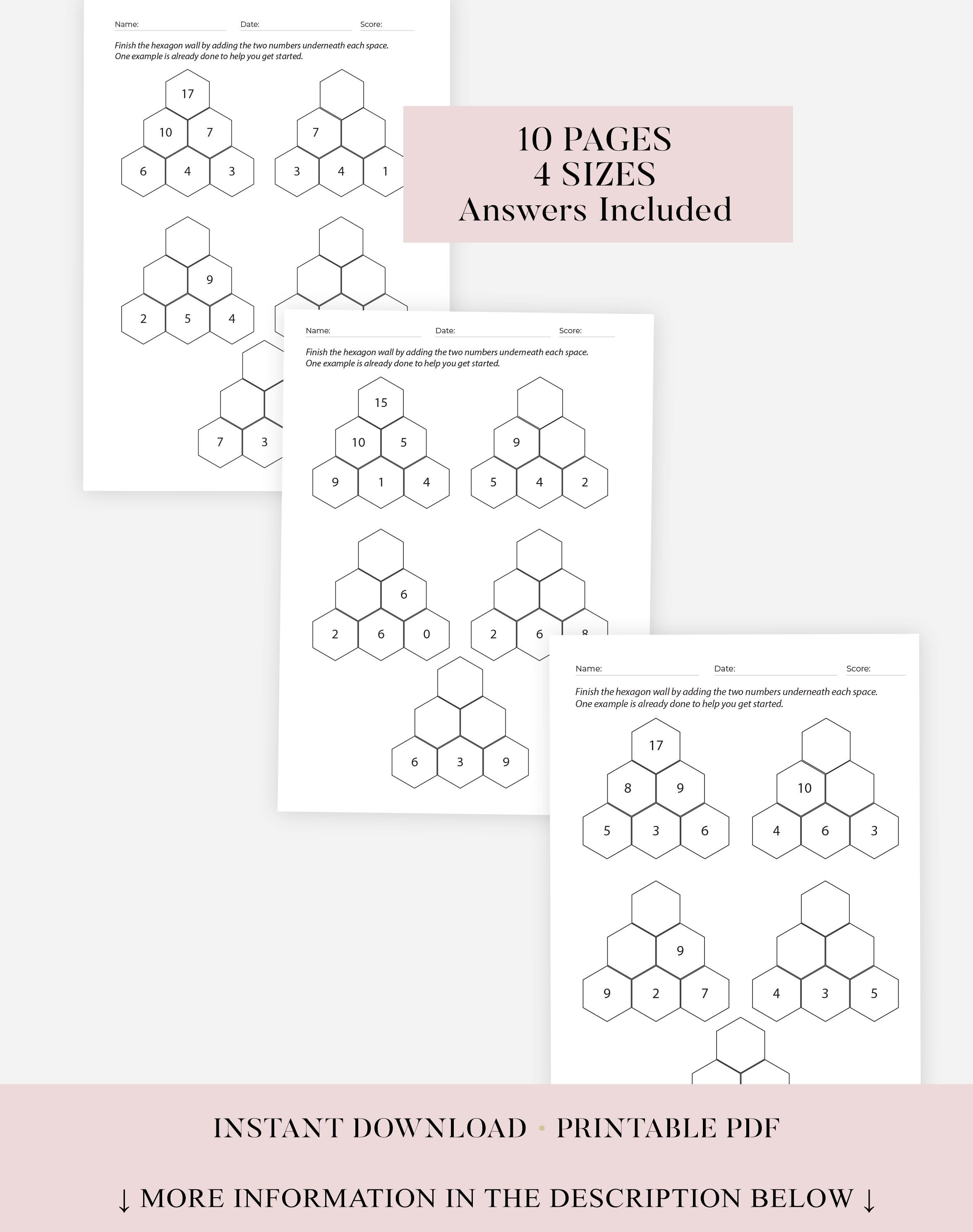 10 Printable Addition Fill in the Blanks Worksheets for Kindergarten ...