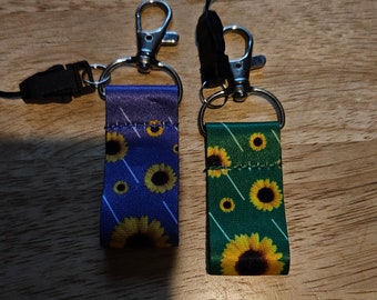 Autism Awareness Sunflower Autism / hidden disabilites keyring clip