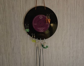 Vinyl Creations - Vinyl 7 inch single Record Earring and necklace holder
